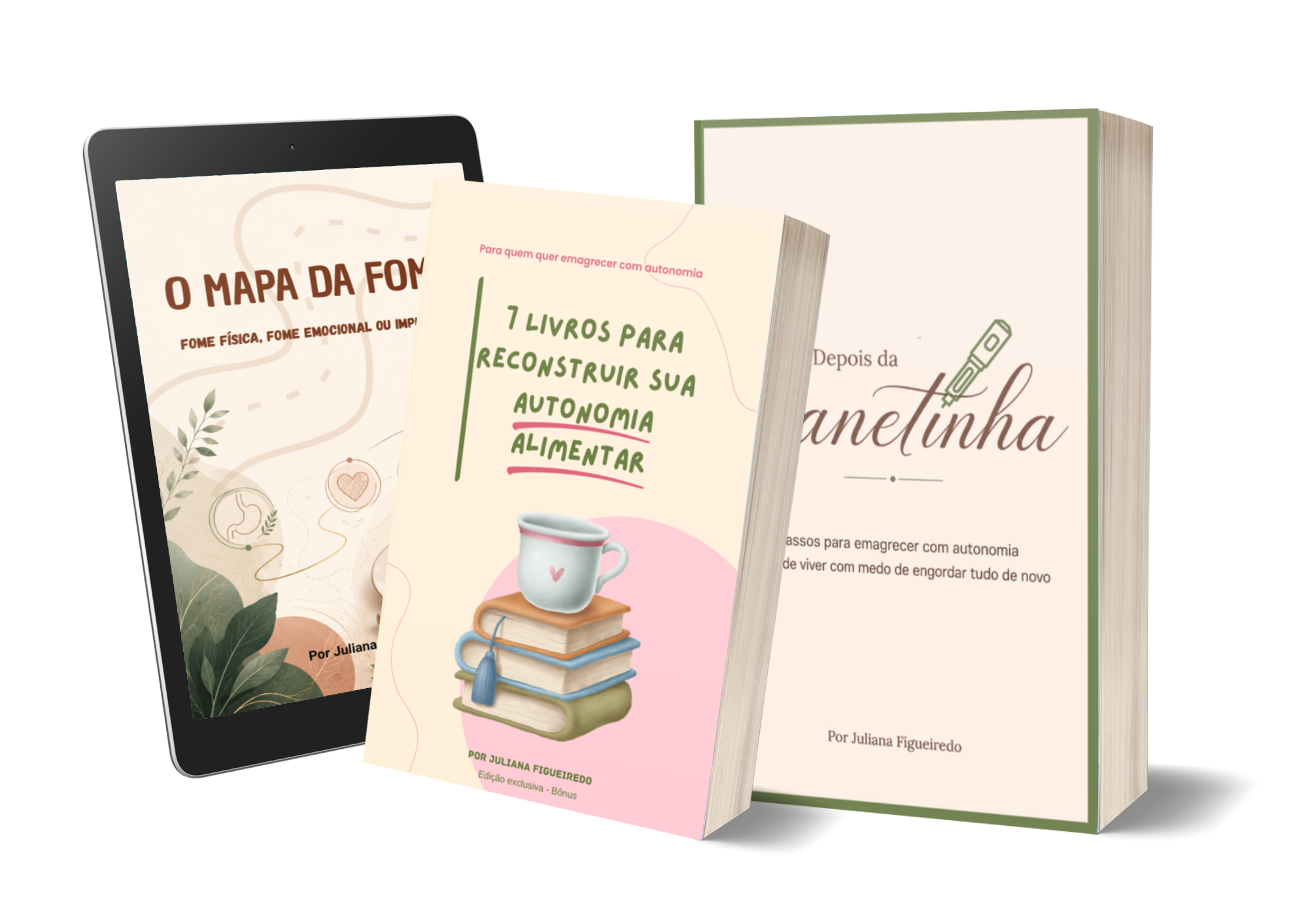 Combo completo: Depois da Canetinha + Mapa da Fome + 7 Livros