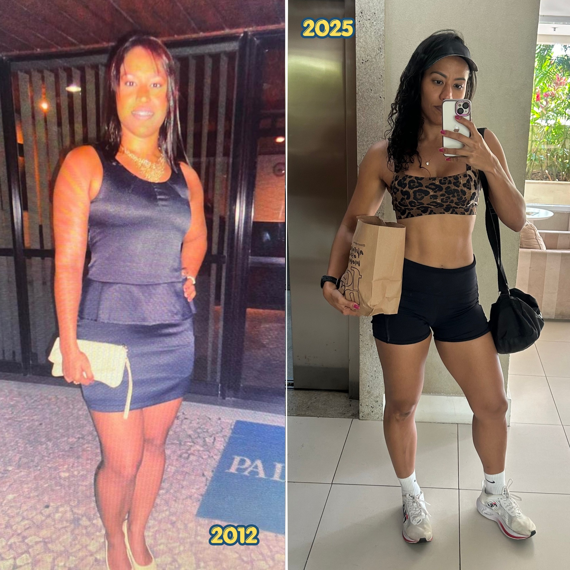 Juliana Figueiredo — antes e depois